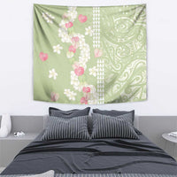 Leaf Green Hawaii Anthurium Plumeria Lei Tapestry LT9 - Polynesian Pride