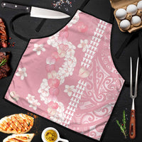 Soft Pink Hawaii Anthurium Plumeria Lei Apron LT9 Pink - Polynesian Pride