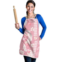 Soft Pink Hawaii Anthurium Plumeria Lei Apron LT9 - Polynesian Pride