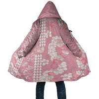 Soft Pink Hawaii Anthurium Plumeria Lei Cloak LT9 Unisex Pink - Polynesian Pride
