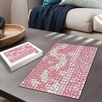 Soft Pink Hawaii Anthurium Plumeria Lei Puzzle LT9 - Polynesian Pride