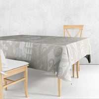 Suede Beige Hawaii Anthurium Plumeria Lei Tablecloth LT9 - Polynesian Pride