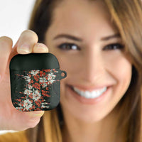 Hawaii Tartan With Hibiscus AirPods Case Polynesian Pattern Vintage LT9 - Polynesian Pride