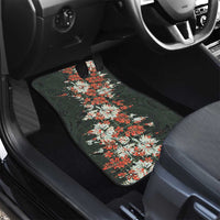 Hawaii Tartan With Hibiscus Car Mats Polynesian Pattern Vintage LT9 - Polynesian Pride