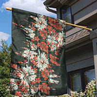 Hawaii Tartan With Hibiscus Garden Flag Polynesian Pattern Vintage