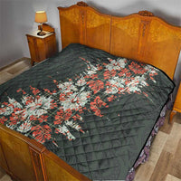 Hawaii Tartan With Hibiscus Quilt Polynesian Pattern Vintage LT9 - Polynesian Pride