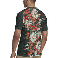Hawaii Tartan With Hibiscus Rugby Jersey Polynesian Pattern Vintage LT9 - Polynesian Pride