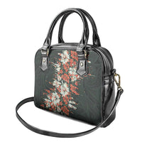 Hawaii Tartan With Hibiscus Shoulder Handbag Polynesian Pattern Vintage LT9 - Polynesian Pride