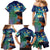 Personalised New Zealand Matariki Art Star Family Matching Mermaid Dress and Hawaiian Shirt Koru Fern Night Starry Sky