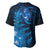 New Zealand Matariki Baseball Jersey Blue Milky Way Stars Night Sky