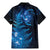 New Zealand Matariki Family Matching Mermaid Dress and Hawaiian Shirt Blue Milky Way Stars Night Sky