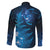 New Zealand Matariki Family Matching Puletasi and Hawaiian Shirt Blue Milky Way Stars Night Sky