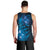 New Zealand Matariki Men Tank Top Blue Milky Way Stars Night Sky