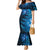 New Zealand Matariki Mermaid Dress Blue Milky Way Stars Night Sky