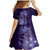 New Zealand Matariki Family Matching Mermaid Dress and Hawaiian Shirt Purple Milky Way Stars Night Sky