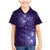 New Zealand Matariki Family Matching Mermaid Dress and Hawaiian Shirt Purple Milky Way Stars Night Sky