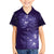 New Zealand Matariki Kid Hawaiian Shirt Purple Milky Way Stars Night Sky