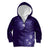 New Zealand Matariki Kid Hoodie Purple Milky Way Stars Night Sky