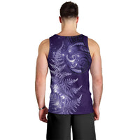 New Zealand Matariki Men Tank Top Purple Milky Way Stars Night Sky