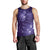 New Zealand Matariki Men Tank Top Purple Milky Way Stars Night Sky