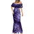 New Zealand Matariki Mermaid Dress Purple Milky Way Stars Night Sky