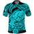 Custom Polynesian Pride Happy Father Day Polo Shirt I Love You Dad Polynesian Tribal Aqua LT9 Aqua - Polynesian Pride