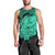 Personalised Polynesian Pride Happy Father Day Men Tank Top I Love You Dad - Polynesian Tribal Green LT9 - Polynesian Pride