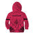 Personalised Polynesian Father's Day Gift For Dad Kid Hoodie Super Father In The World - Pink Polynesian Pattern LT9 - Polynesian Pride