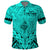 Custom Polynesian Fathers Day Gift For Dad Polo Shirt Super Father In The World Turquoise Polynesian Pattern LT9 Turquoise - Polynesian Pride