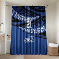 Fiji Rugby Pacific Custom Bathroom Set Pasifika Tapa Pattern - Polynesian Pride