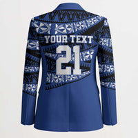 Fiji Rugby Pacific Custom Blazer Pasifika Tapa Pattern - Polynesian Pride
