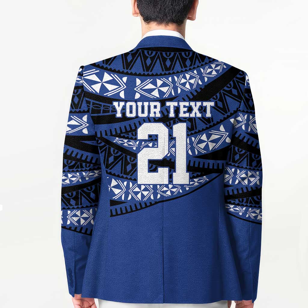 Fiji Rugby Pacific Custom Blazer Pasifika Tapa Pattern - Polynesian Pride
