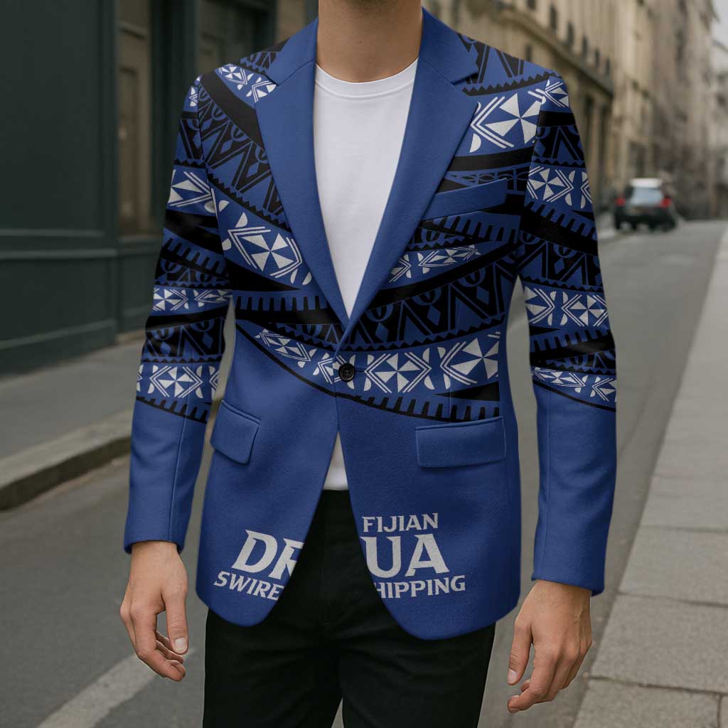 Fiji Rugby Pacific Custom Blazer Pasifika Tapa Pattern - Polynesian Pride