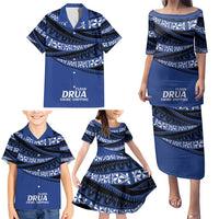 Fiji Rugby Pacific Custom Family Matching Puletasi and Hawaiian Shirt Pasifika Tapa Pattern