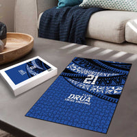 Fiji Rugby Pacific Custom Puzzle Pasifika Tapa Pattern - Polynesian Pride
