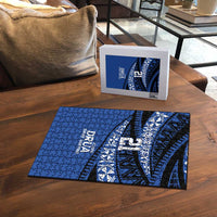 Fiji Rugby Pacific Custom Puzzle Pasifika Tapa Pattern - Polynesian Pride