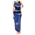 Fiji Rugby Pacific Custom Tank Maxi Dress Pasifika Tapa Pattern