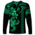 Hawaiian Tribal Long Sleeve Shirt Polynesian Kakau Turtle - Green LT9 - Polynesian Pride