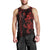 Hawaiian Tribal Men Tank Top Polynesian Kakau Turtle - Red LT9 - Polynesian Pride