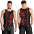 Hawaiian Tribal Men Tank Top Polynesian Kakau Turtle - Red LT9 - Polynesian Pride