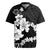 American Samoa Lotu Tamaiti Rugby Jersey White Sunday Plumeria Black Vibe