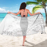 American Samoa Lotu Tamaiti Sarong White Sunday Plumeria White Vibe