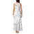 American Samoa Lotu Tamaiti Tank Maxi Dress White Sunday Plumeria White Vibe