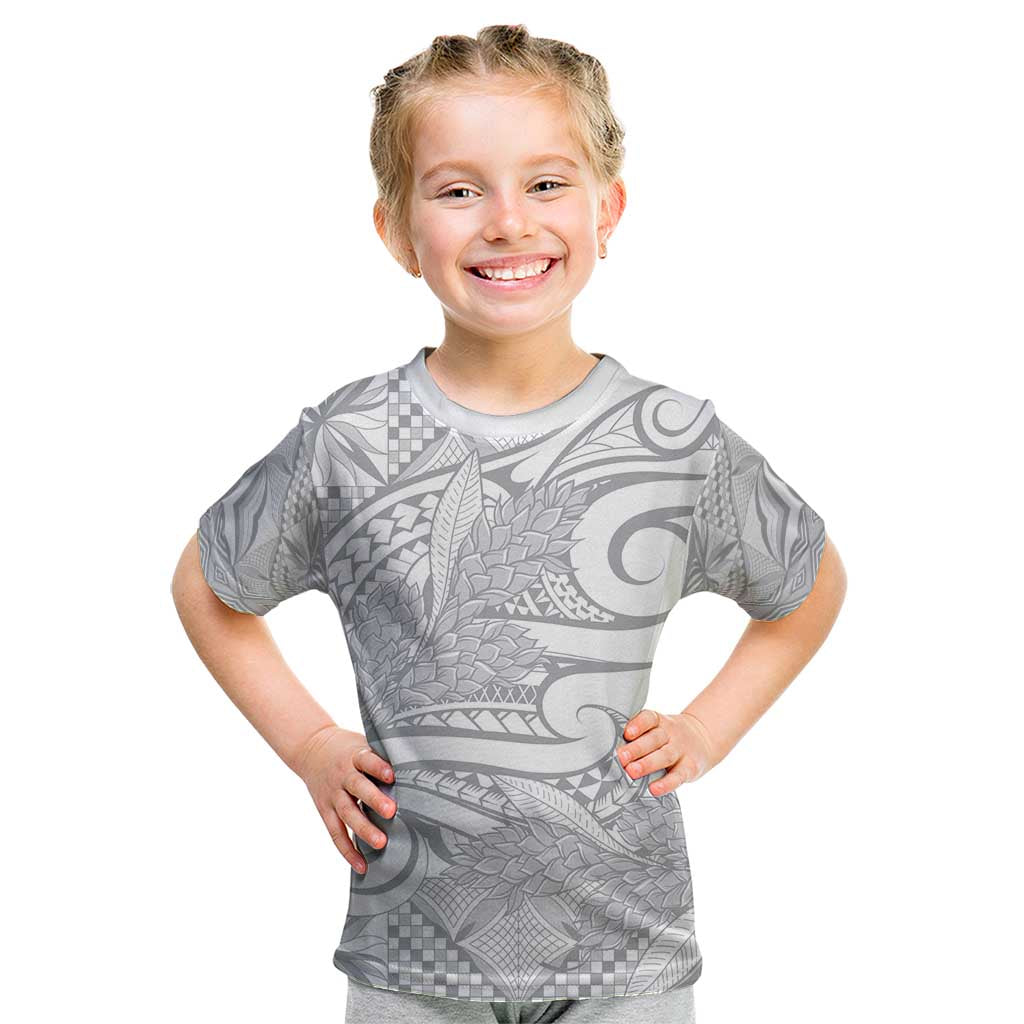 Lotu Tamaiti Samoa Siapo Kid T Shirt White Sunday With Teuila Torch Ginger