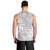 Lotu Tamaiti Samoa Siapo Men Tank Top White Sunday With Teuila Torch Ginger