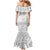 Lotu Tamaiti Samoa Siapo Mermaid Dress White Sunday With Teuila Torch Ginger