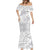 Lotu Tamaiti Samoa Siapo Mermaid Dress White Sunday With Teuila Torch Ginger