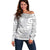 Lotu Tamaiti Samoa Siapo Off Shoulder Sweater White Sunday With Teuila Torch Ginger