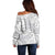 Lotu Tamaiti Samoa Siapo Off Shoulder Sweater White Sunday With Teuila Torch Ginger