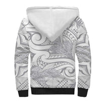 Lotu Tamaiti Samoa Siapo Sherpa Hoodie White Sunday With Teuila Torch Ginger